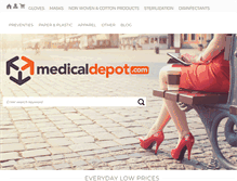 Tablet Screenshot of medicaldepot.com